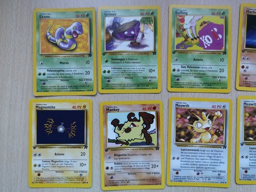 TEAM ROCKET SET POKEMON (SINGOLE, PRIMA EDIZIONE, NON COMUNI) - SCONTI - Foto 166 di 378
