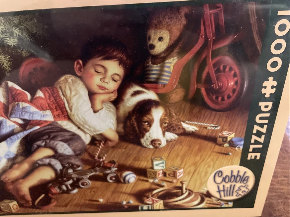 Cobble Hill TO ALL A GOOD NIGHT 1000 Piece Premium Jigsaw Puzzle, sealed  New - Image 3 of 4