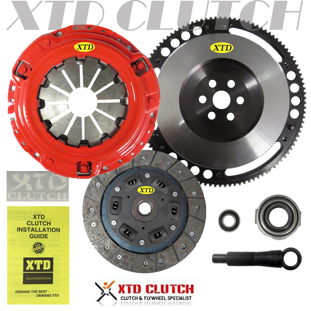 XTD STAGE 2 CLUTCH & CHROMOLY FLYWHEEL KIT CIVIC D16Z6 D16Y7 D16Y8