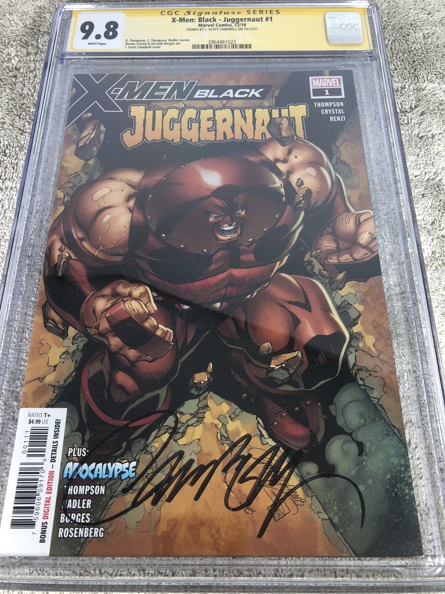 X Men Black 1 Juggernaut CGC 9.8 SS Campbell 12/18 | eBay