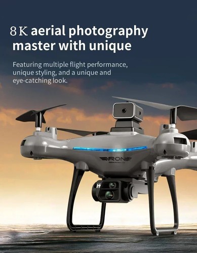 Drone 8K Professionale Doppia Fotocamera Brushless Quadricottero Evitare Ostacoli Antenna - Foto 15 di 25