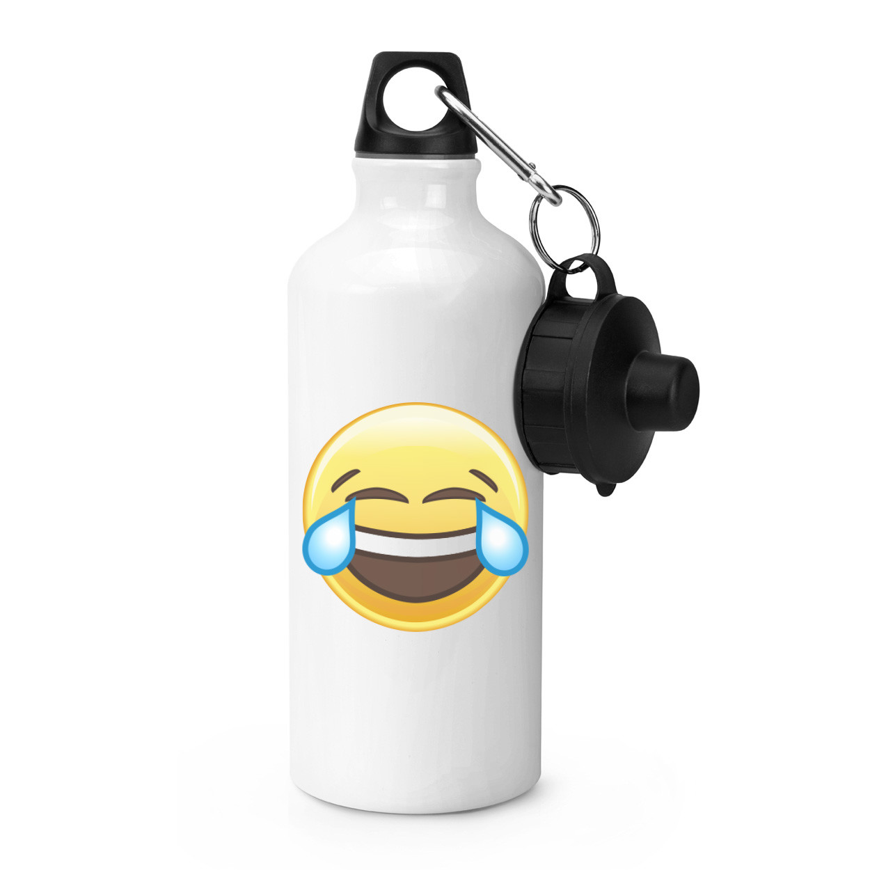 Laughing Crying Emoji Sports Drinks Water Bottle