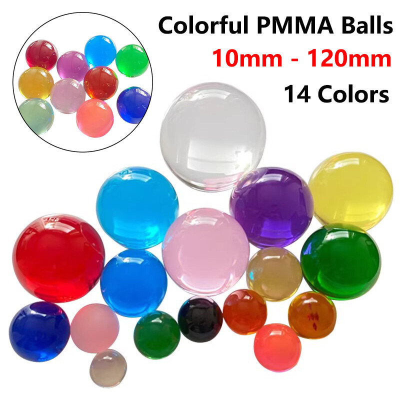 Clear Crystal Ball 10 15 16 18 20 - 120mm Colorful Balls Crafts Marbles Sphere