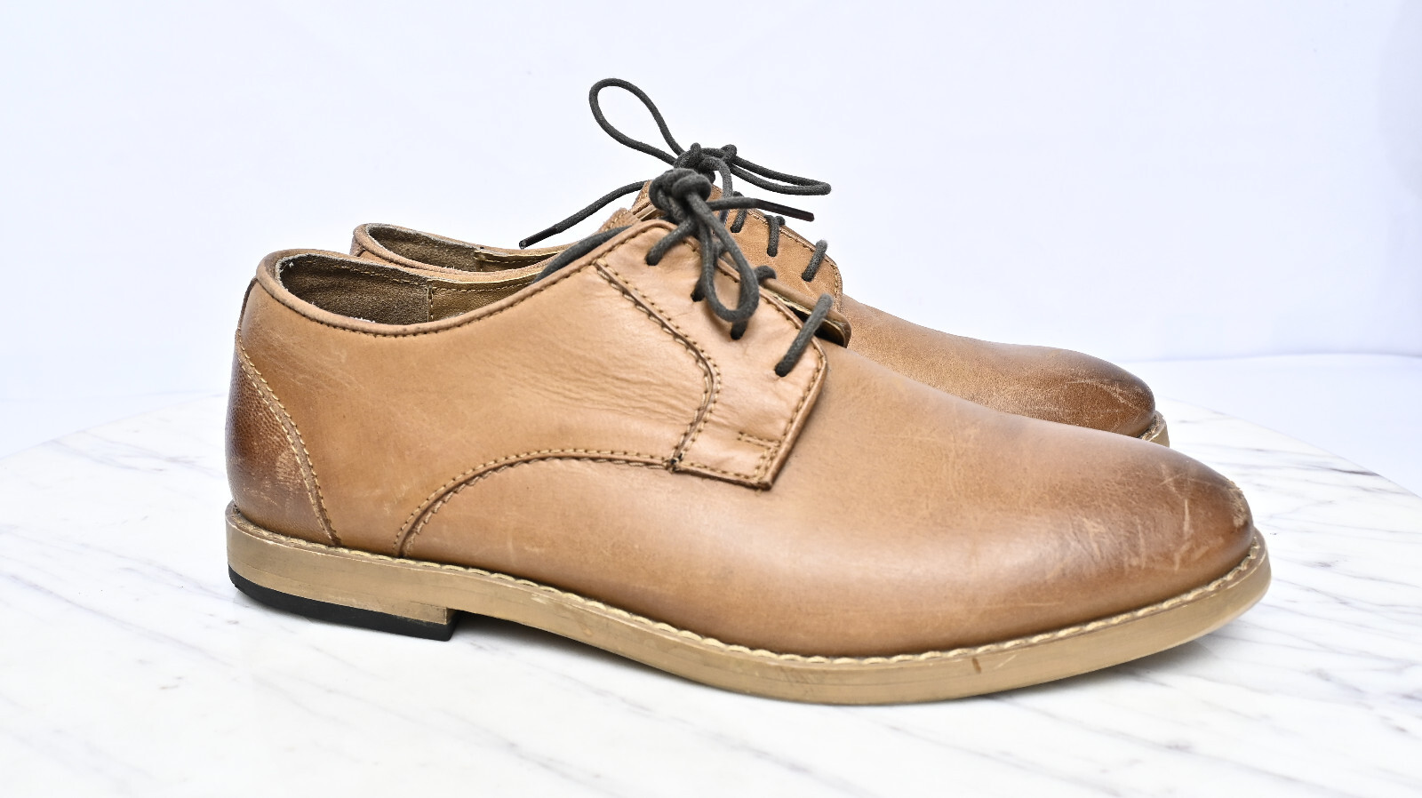 SAOLA Scarpe eleganti TOPMAN Oxford pelle marrone casual ufficio lavoro uomo taglia 40 US 7