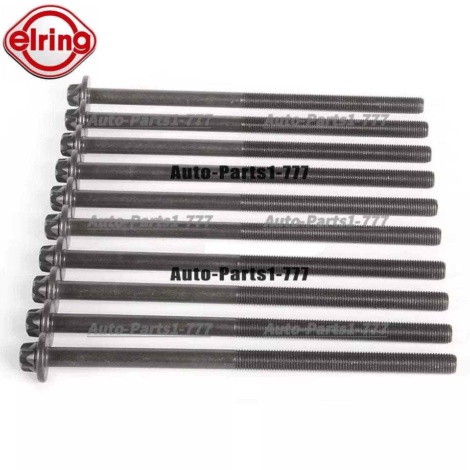 6510160369 Kit de pernos de culata 10*ELRING apto para Mercedes Benz E250 GLK250 Foto 3 de 4