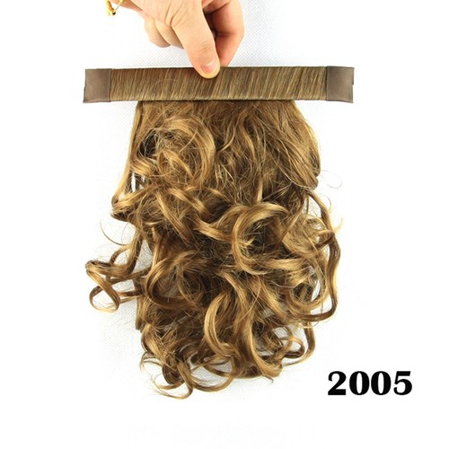Fashion Women Girls Cosplay Short Wavy Curly Drawstring Ponytail Hair Extensions - Picture 10 of 20