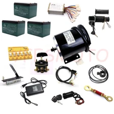 36V 800W DC Brush Motor Controller Throttle Pedal for Scooters E-Bike Golf Carts