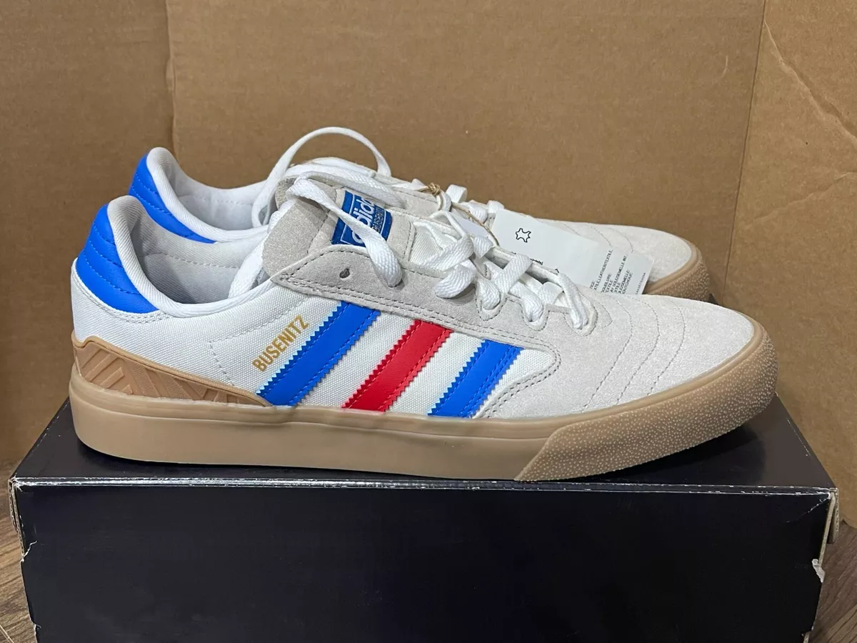 propiedad Rayo Ambicioso Adidas Busenitz Vulc II Vulcanized Skate Shoe Bliss Blue Bird Gum Size 11  H04886 | eBay