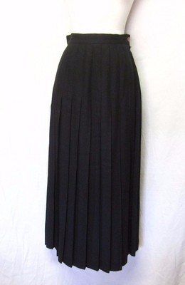 Best Savings for TALBOTS Black Rayon PLEATED SKIRT sz S excellent condition 27w x 355 long Best Savings for TALBOTS Black Rayon PLEATED SKIRT sz S excellent condition 27w x 355 long
