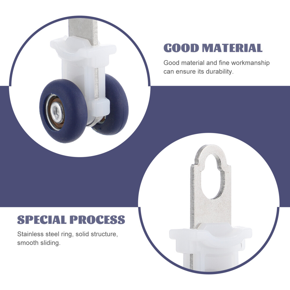 12 Pcs Track Pulley or Curtain Roller Sliding Hanging Room Dividers eBay