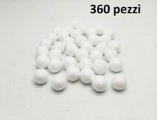 x 360 Pezzi Pallina Sfera In Polistirolo Per Decorare Decoupage Natale 2cm bal