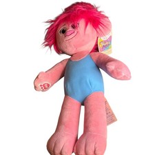 Build a Bear Trolls Band Together Poppy Plush Pink Blue Toy New with Tag
