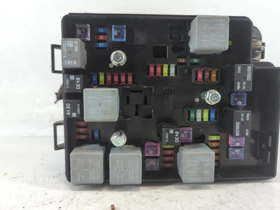 Модуль реле коробки предохранителей 2014-2016 Chevrolet Sonic 95383529 ZX792 - Изображение 3 из 4