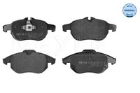 Meyle 025 234 0220 Bremsbelagsatz Vorne , Passt Zu: Cadillac Bls, Fiat Croma, CR