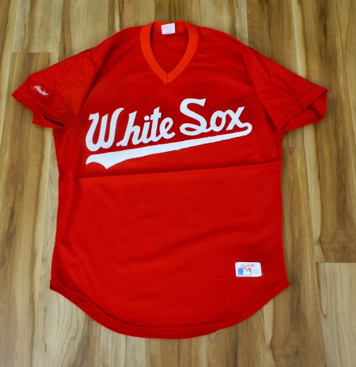 Maillot de baseball vintage Rawlings Chicago White Sox grand enfant
