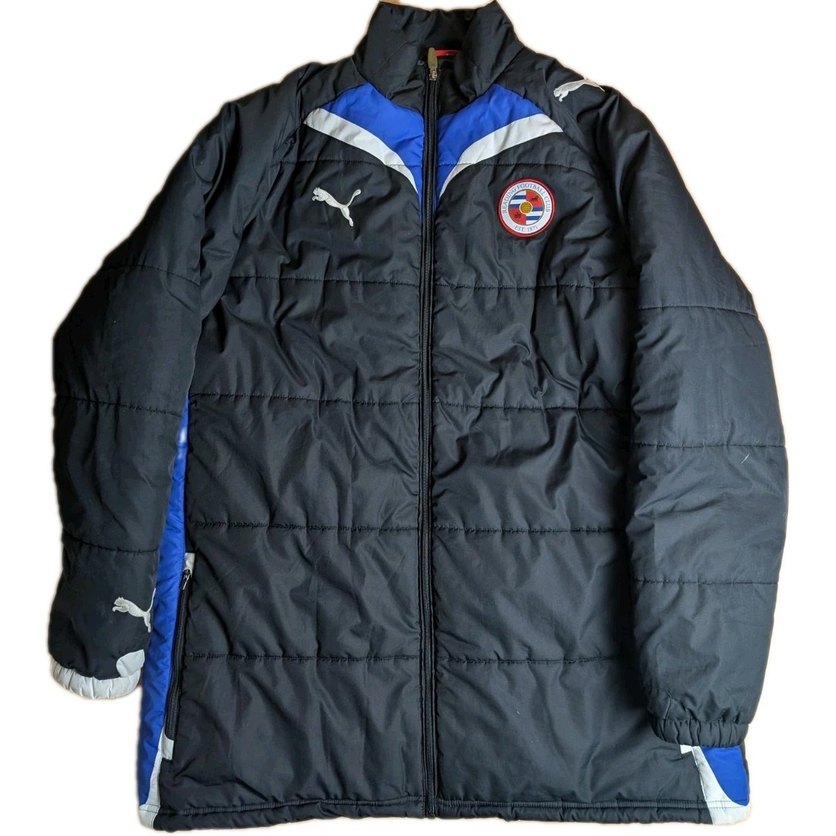 Reading FC Puma Football Coach/Manager/Bench Coat Jacket Mens