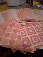 Card Blanks Mixed Pink,White And Floral. 7x5,4x6. 40 In Total With Envelopes