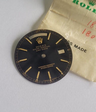 Vintage 100% Genuine Rolex men's President 18238 and 18038 black dial