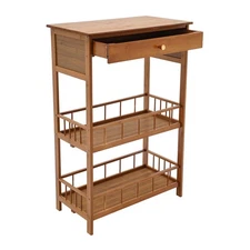 Bedside End Table Living Room Sofa Side Plant Stand Storage Drawer Nightstand