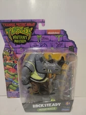 Teenage Mutant Ninja Turtles ROCKSTEADY TMNT Mutant Mayhem Muscle Rhino Figure