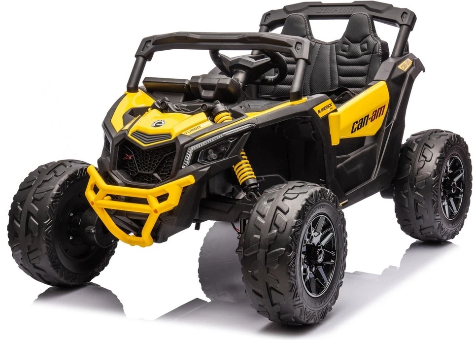 Buggy MAVERICK 4x4 - 800W, Eva Räder, Kinderauto Kinderfahrzeug Elektroauto Gelb - Bild 2 von 4