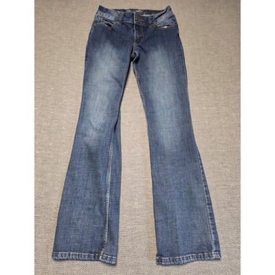 Wrangler Women Boot Cut Jeans Dark Wash Denim Size 5x34