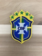 Embroidered Brazilian Football Confederation Iron On Patch 3”