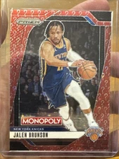 2024-25 Panini Prizm Monopoly #40 Jalen Brunson Red Question Mark SSP RARE 🔥🔥
