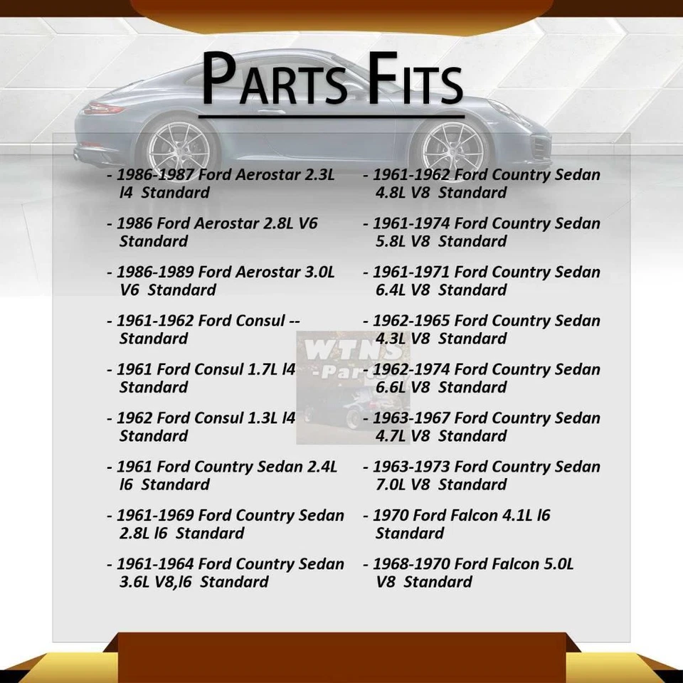 Соединение заднего вала GMB U-Joints 2x для 1965 Ford Falcon 4,3 л - Изображение 2 из 4