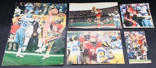 Joe Montana/Dwight Clark/Fred Dean Signed Magazine Photo Lot (5) Auto ZJ17873