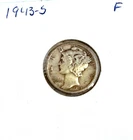 1943 S Mercury Dime 10 cents San Francisco