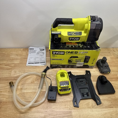 #ad Ryobi ONE HP 18V Transfer Pump W 2 Ah Battery and Charger Cordless RY20WP182K $149.99