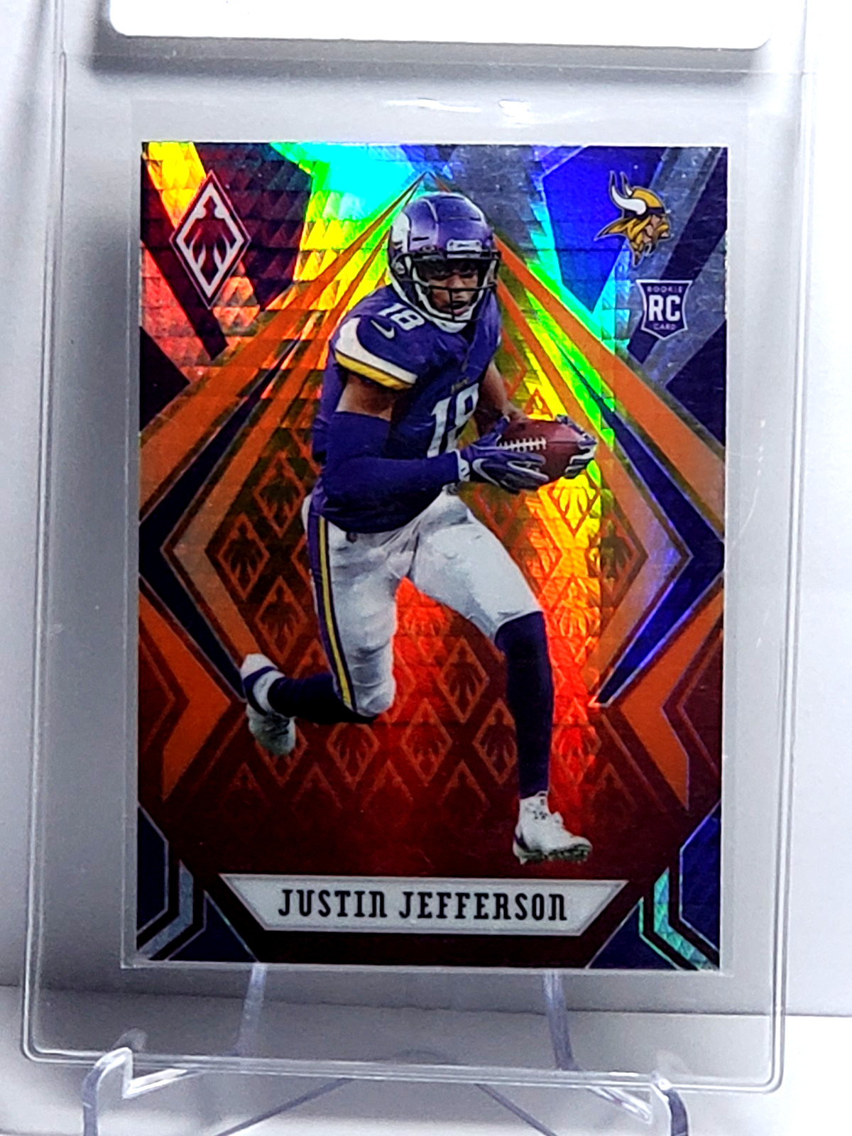 2020 Panini Phoenix - Justin Jefferson RC Rookie Card FIRE BURST #111 MINT NFL