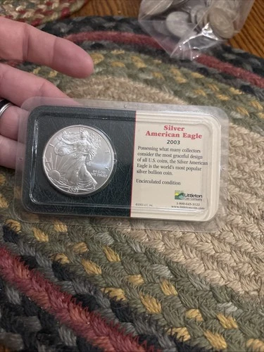 2003 American Silver Eagle $1 Littleton Coin Company Uncirculated