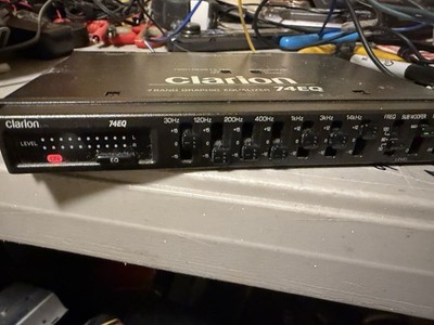 Clarion 7 Band Graphic Equalizer 74eq