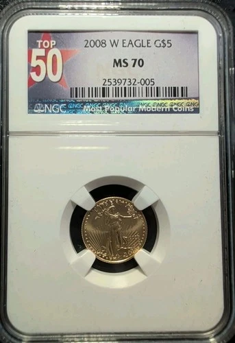 2008-W American Gold Eagle 1/10 oz — photo from the most recent tracked eBay sale