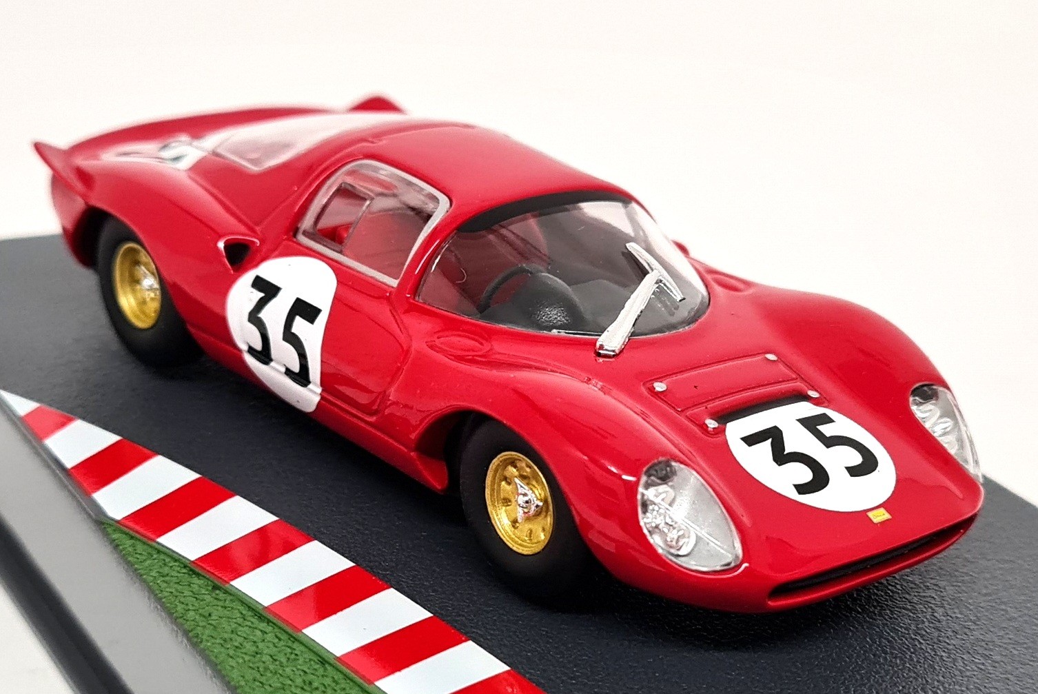 Altaya 1/43 Ferrari Dino 206 S 1000Km Monza 1966 #35 Diecast Model Car