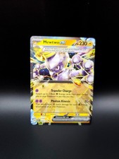 Pokémon Mewtwo Ex Paradox Rift Tera Double Rare Card