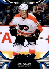2022-23 Upper Deck MVP #95 Joel Farabee Blue Script