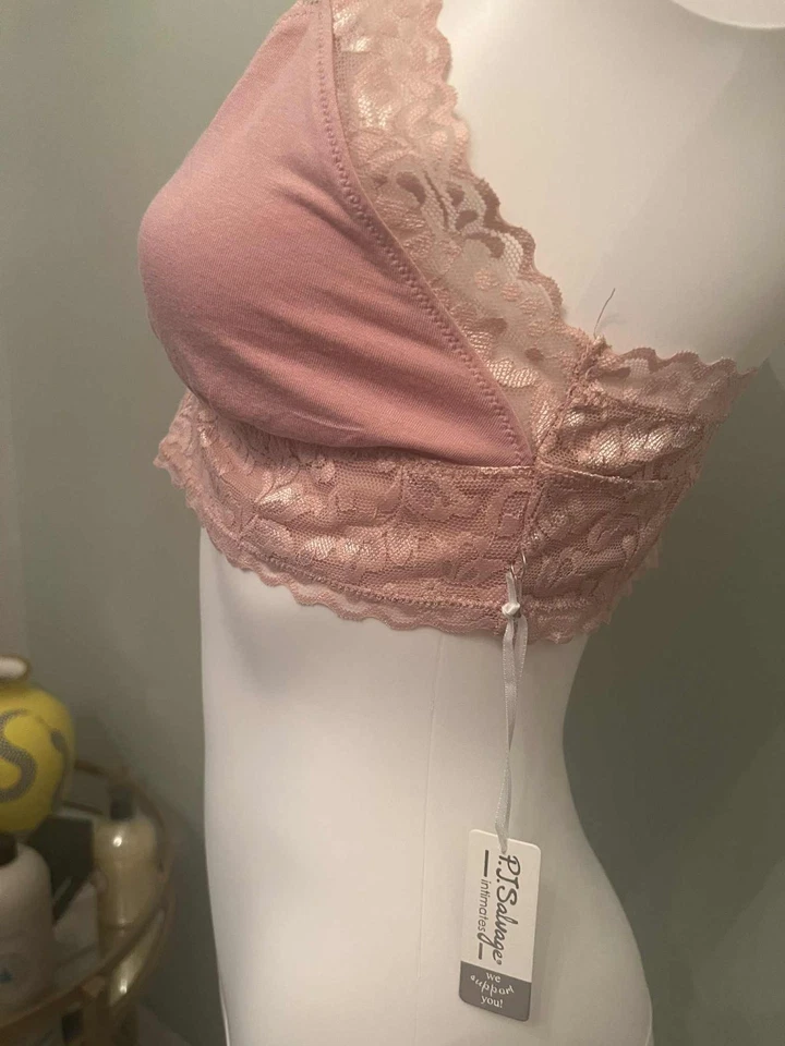 Bralette para mujer PJ Salvage rubor espalda cruzada talla grande nuevo con etiquetas Foto 2 de 4