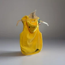 Fetch for Pets Peeps Chick Pet Costume Medium Yellow Soft Hooded NEW. Large.