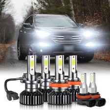 For Hyundai Santa Fe Sport 2013-2016 6x Combo Led Headlightfog Light Bulbs Kit For Hyundai Santa Fe Sport 2013-2016 6x Combo Led Headlightfog Light Bulbs Kit