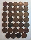 34 Indian Head Penny's Look Below