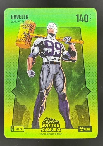 2026 Bo Jackson Battle Arena Gaveler Green Battle Foil Glow #GBF-73 AARON JUDGE