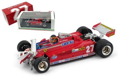 Brumm Ferrari 126CK Canadian GP 1981 ''Lap 55-56'' - Gilles Villeneuve Maßstab 1:43