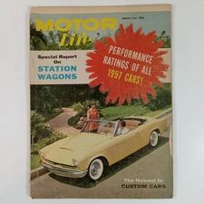 Motor Life March 1957 Vintage Automobilia Magazine Station Wagons Cars