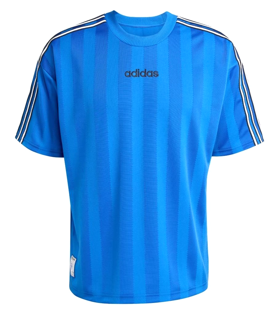 クラブ・ブルッヘ　ユニフォーム　O　　アディダス　ブルー　ストライプ NEW MEN'S ADIDAS ORIGINALS TREFOIL RETRO 90'S SHIRT JERSEY ~SIZE
