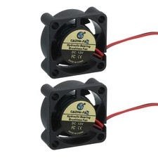 2 Pcs 3D Printer 2510 Cooling Fan, 12V 12000RPM 25x25x10mm Hydraulic Bearing