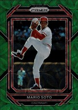 2023 Panini Prizm #245 Mario Soto Green Scope Prizms #/75