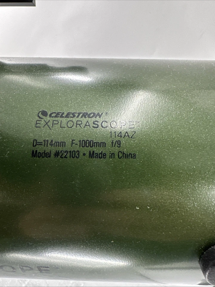Celestron NPF ExploraScope 114AZ Reflector Telescope {D6} - Image 3 of 4